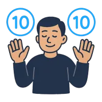 kümme — illustration of ten