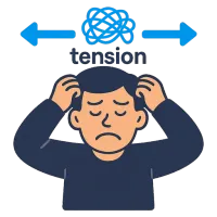 pinge — illustration of tension