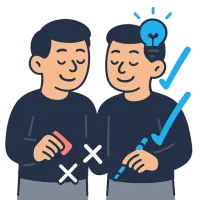 kahekesi — illustration of the two of (somebody)