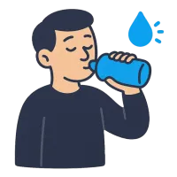 janu — illustration of thirst