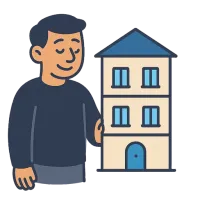 kolmekorruseline — illustration of three-storey