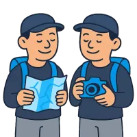 turist — иллюстрация: турист