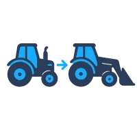 traktor — ілюстрація: трактор