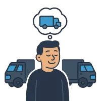 veoauto — ілюстрація: вантажний автомобіль