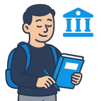 tudeng — illustration of university student