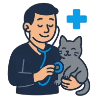 loomaarst — illustration of veterinarian