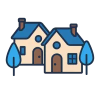 küla — illustration of village