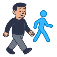 jalutuskäik — illustration of walk