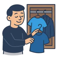 riidekapp — illustration of wardrobe