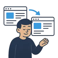 internetilehekülg — illustration of web page