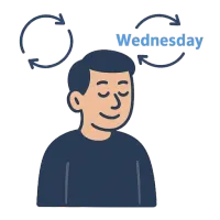 kolmapäev — illustration of Wednesday