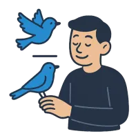 metslind — illustration of wild bird