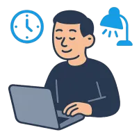 tööaeg — illustration of working hours
