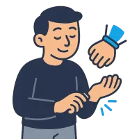 ranne — illustration of wrist