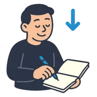 üles kirjutama — illustration of write